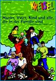 Mutter, Vater, Kind und alle, die in der Familie sind