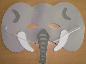 Kindergarten-Homepage: Masken